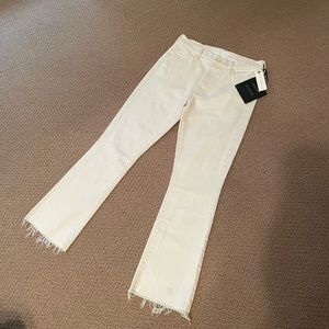 MOTHER Jeans The Insider Ankle Fray